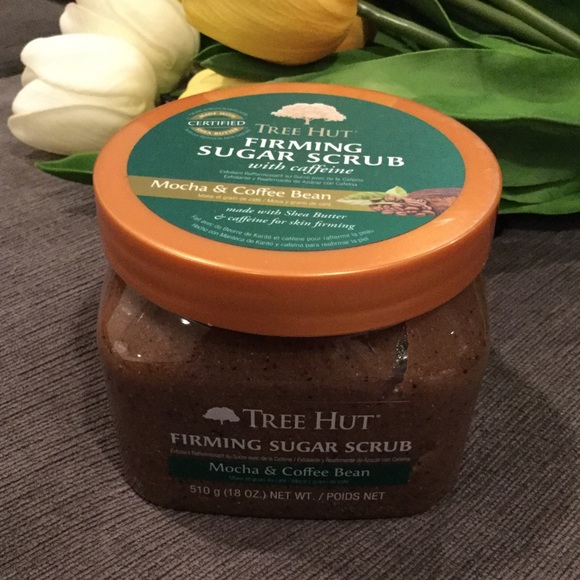 VHTF Last 1 MOCHA COFFEE BEAN Tree Hut Sugar Scrub Firming Caffeine brown sugar